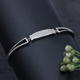 925 Silver Adjustable Kada Bracelet